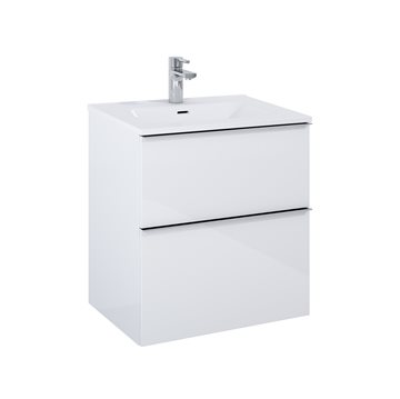 Wilma møbelpakke med skuffer - 60x45 cm, Hvid Blank